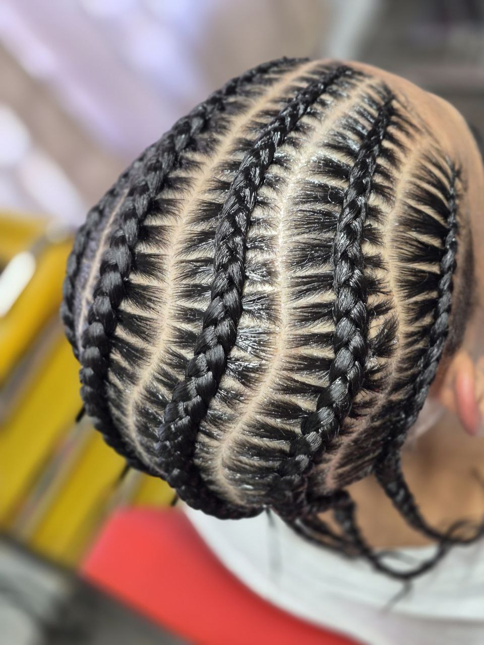 Stitch Braids protective style - Tucson hair braiding by Milly's FAB